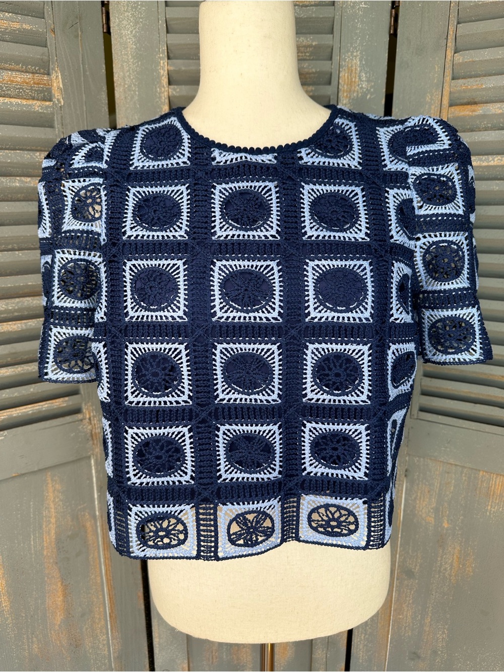 Hyacinth House Tuckernuck Geometric Two Piece Skirt Set Sz L - Picture 3 of 16